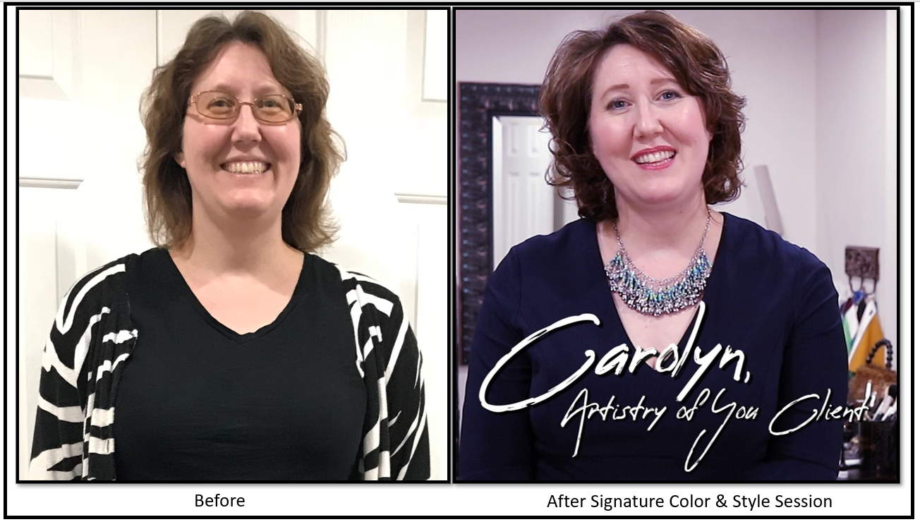 before and after color analysis