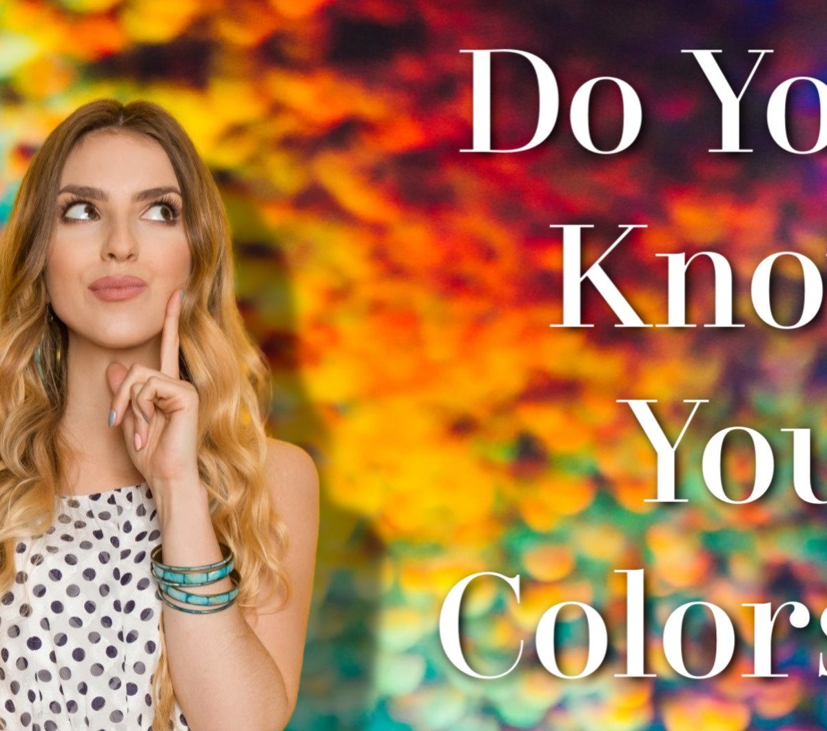 woman wondering if she knows her colors