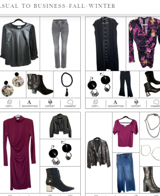 fall work outfits- for website sample look book outfits